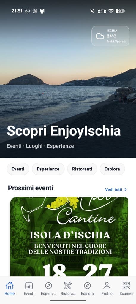 Guest destination app - discover events, places, and experiences on mobile